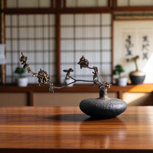 Retro Japanese Ceramic Flower Pot